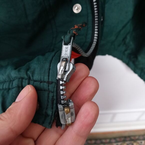 Vintage 80's Nike big logo long jacket size large - Picture 13 of 14